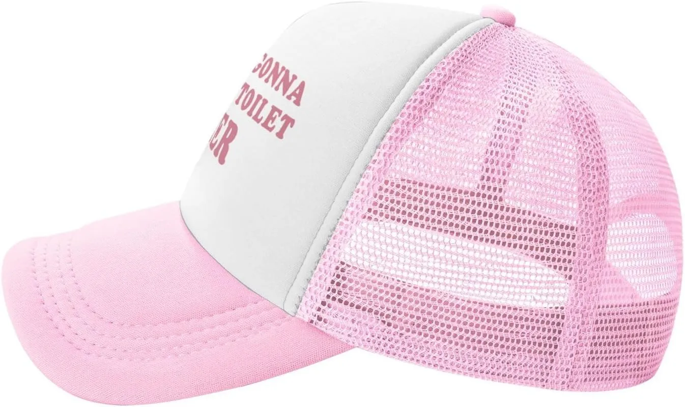 Funny Trucker Hats for Women Pink Hot Pink Men Funny Gag Baseball Hat for Girls Humor Gift Men
