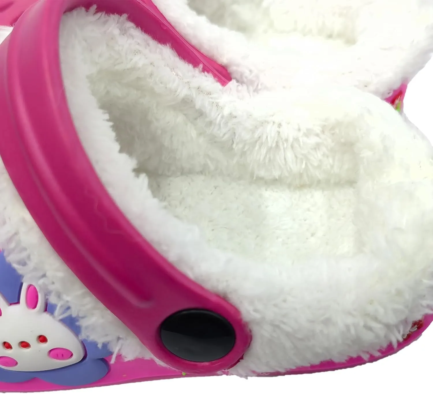 Fur Lined Clogs for Kids : Winter Warm Plush Garden Clogs for Boys Girls Cute Cartoon Lightweight Slip On Indoor Outdoor Garden Shoes with Non-Slip Sole