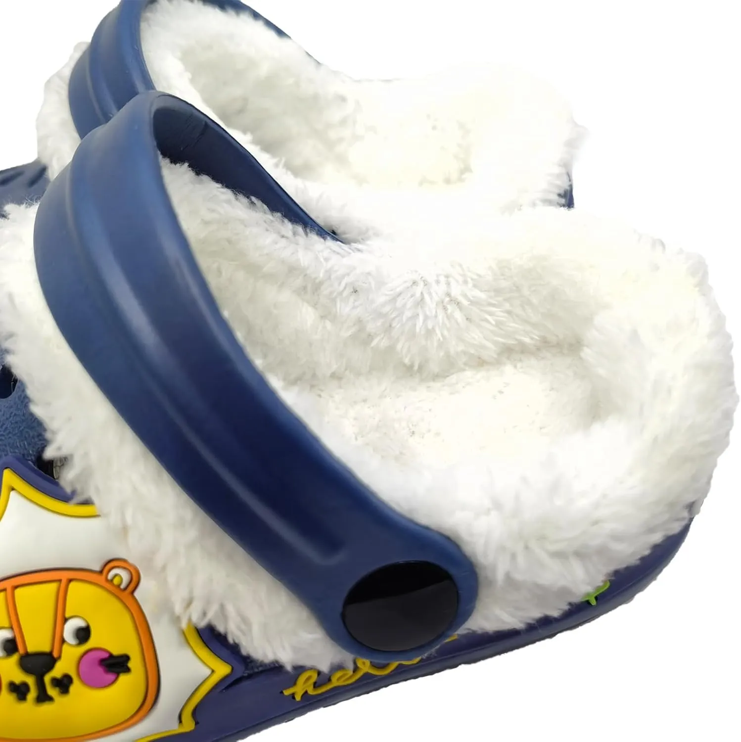 Fur Lined Clogs for Kids : Winter Warm Plush Garden Clogs for Boys Girls Cute Cartoon Lightweight Slip On Indoor Outdoor Garden Shoes with Non-Slip Sole