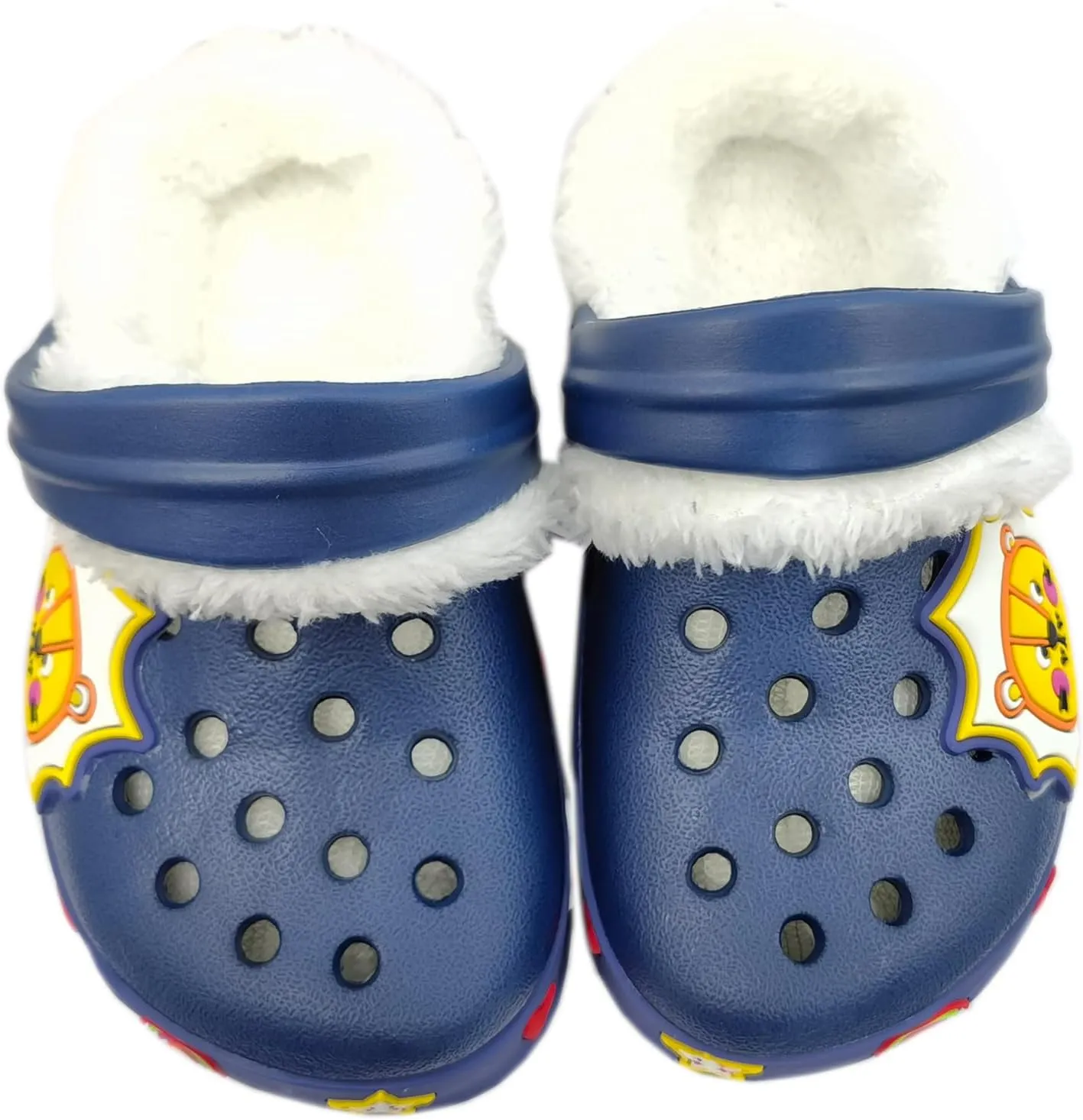 Fur Lined Clogs for Kids : Winter Warm Plush Garden Clogs for Boys Girls Cute Cartoon Lightweight Slip On Indoor Outdoor Garden Shoes with Non-Slip Sole