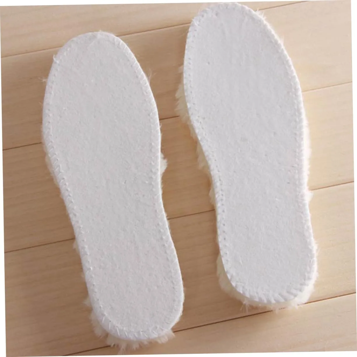 GALPADA Foot Care : 3 Pairs Arch Support Sheepskin Insoles Warm Sheepskin Shoe Pads Random