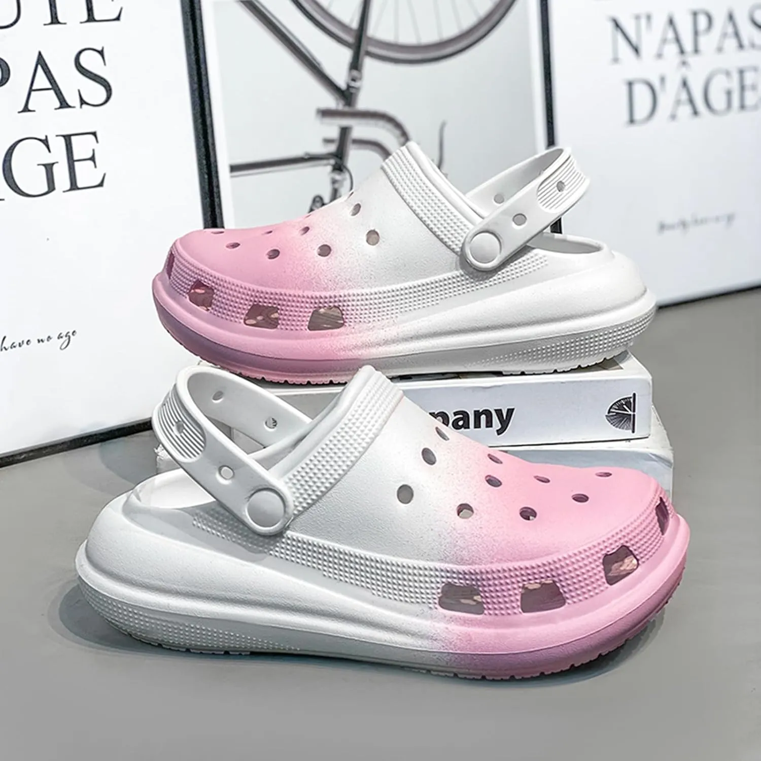 Garden Clogs for Women Men Comfortable Quick-Dry Slip On Shoes Unisex Adults Breathable Casual Lightweight Non Slip Slippers Sandals for Indoor Outdoor Pool Beach Yard Kitchen