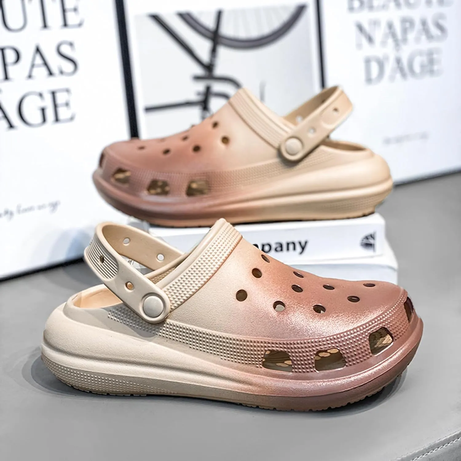 Garden Clogs for Women Men Comfortable Quick-Dry Slip On Shoes Unisex Adults Breathable Casual Lightweight Non Slip Slippers Sandals for Indoor Outdoor Pool Beach Yard Kitchen