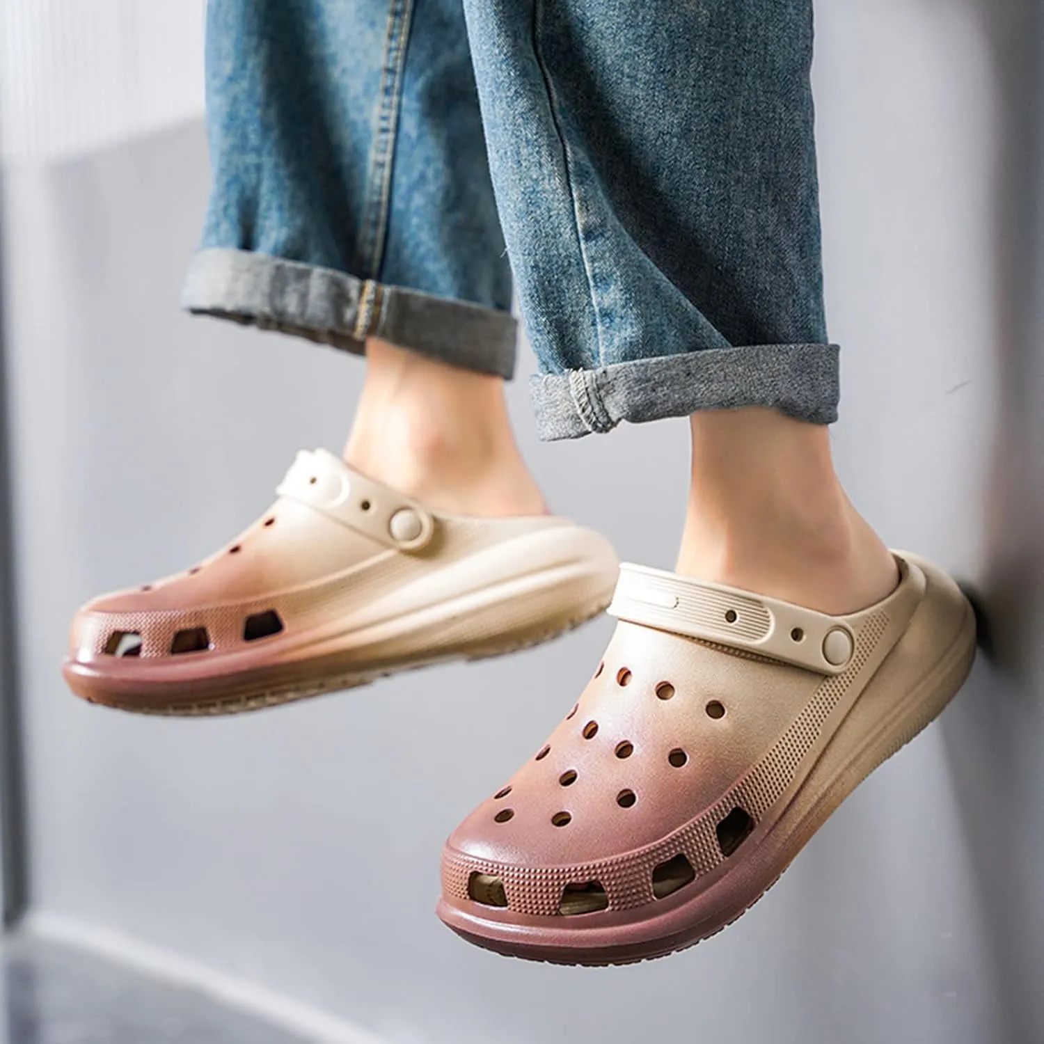 Garden Clogs for Women Men Comfortable Quick-Dry Slip On Shoes Unisex Adults Breathable Casual Lightweight Non Slip Slippers Sandals for Indoor Outdoor Pool Beach Yard Kitchen