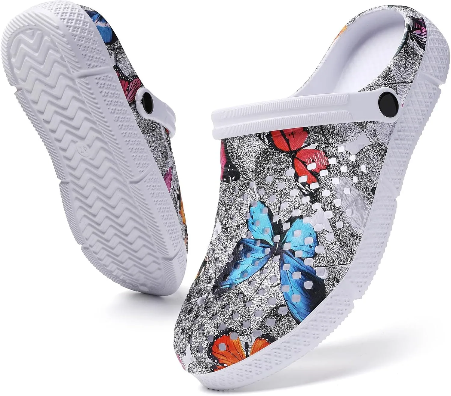 Garden Clogs for Women, Women's Slip On Garden Shoes Pool Beach Shower Slides Indoor Outdoor Walking Slippers