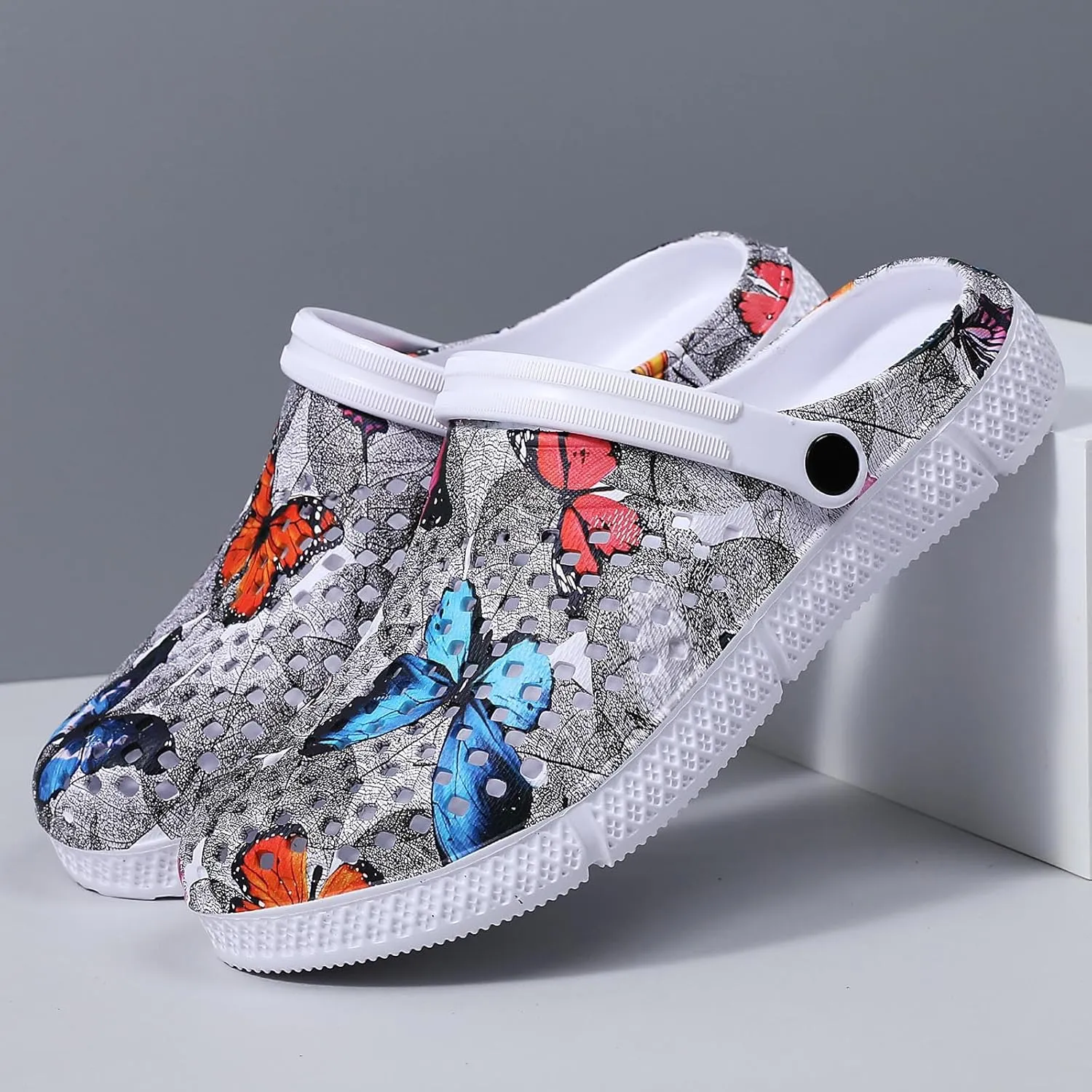 Garden Clogs for Women, Women's Slip On Garden Shoes Pool Beach Shower Slides Indoor Outdoor Walking Slippers