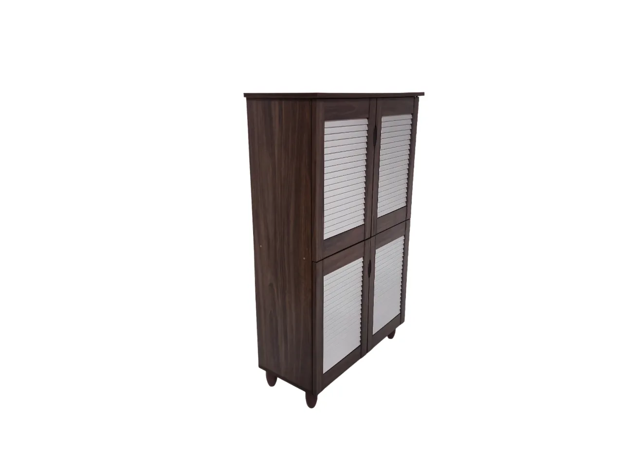 Gayle 4 Door Shoe Rack White