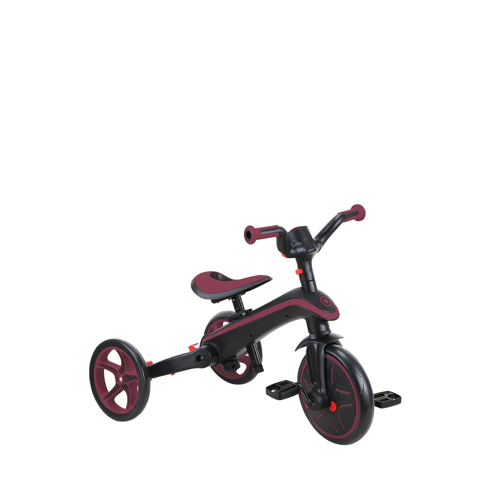 Globber EXPLORER Trike 4in1 FOLDABLE - Burgundy