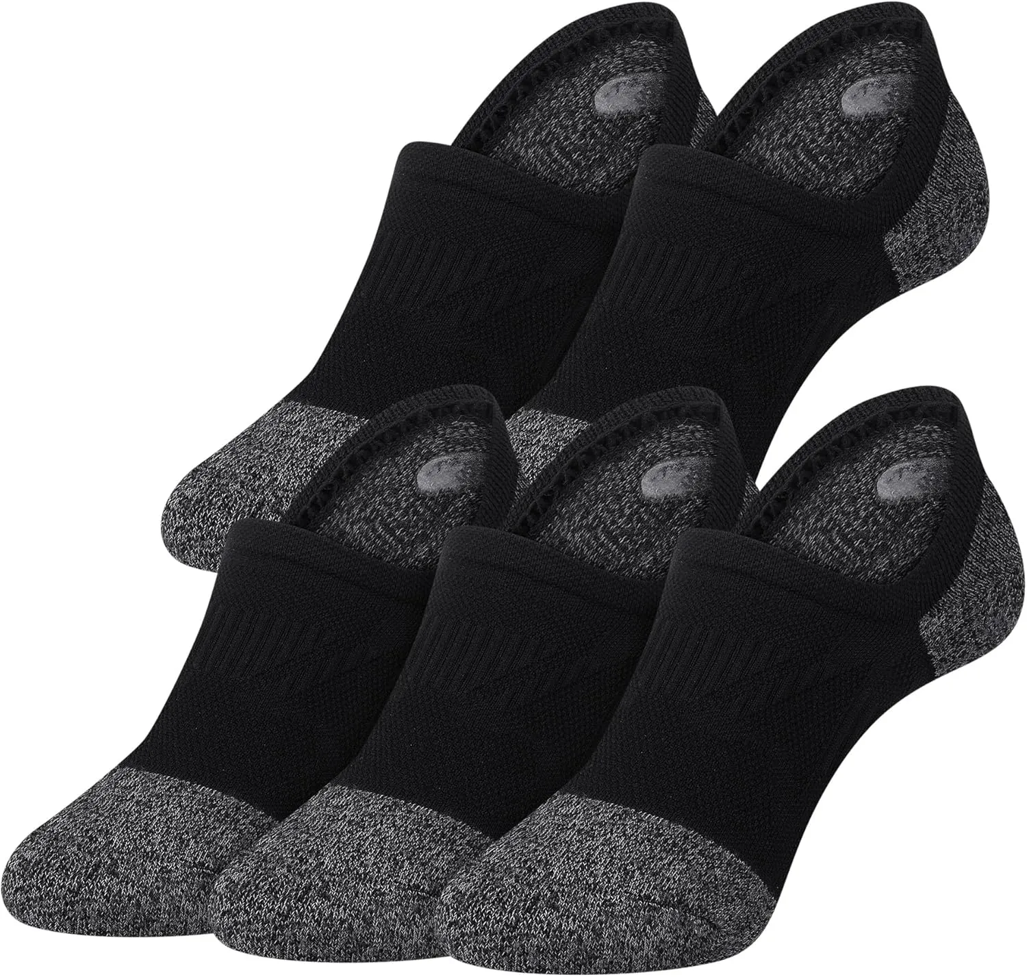 Gonii No Show Socks Womens Athletic Compression Running Low Cut Cushioned Socks 5 Pairs
