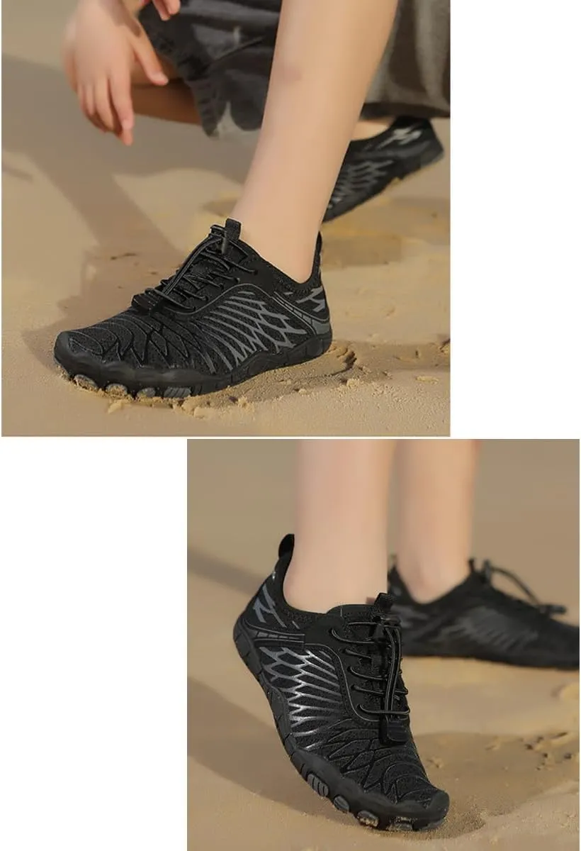 Grounded Barefoot Footwear for Women and Men, Non Slip Hikes Water Shoes for Neuropathy, Hiking Bare Foot Unisex, Foot Shaped Sneakers Wide Toe Box