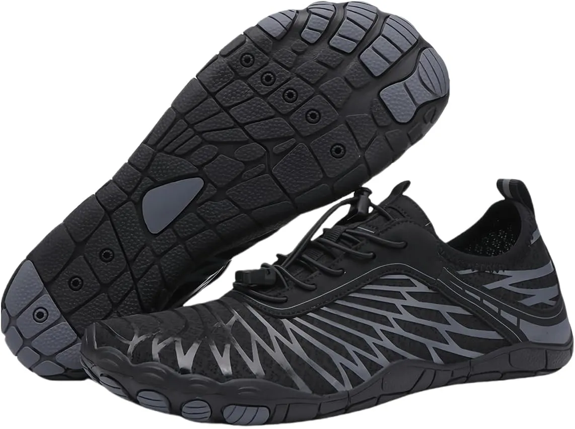 Grounded Barefoot Footwear for Women and Men, Non Slip Hikes Water Shoes for Neuropathy, Hiking Bare Foot Unisex, Foot Shaped Sneakers Wide Toe Box