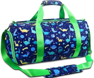 Gym Travel Duffle Bag for Girls - Gymnastics Sports Dance Bag with Shoe Compartment & Wet Pocket Panda Kids Travel Bag Teens Weekender Sleepover Carry On Bag