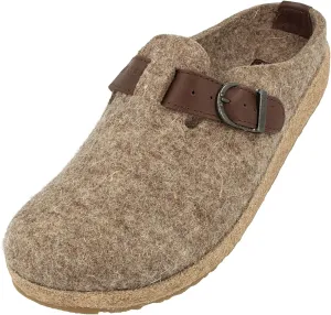 HAFLINGER GZB Felt Clogs Mules with Buckle Shoes Unisex