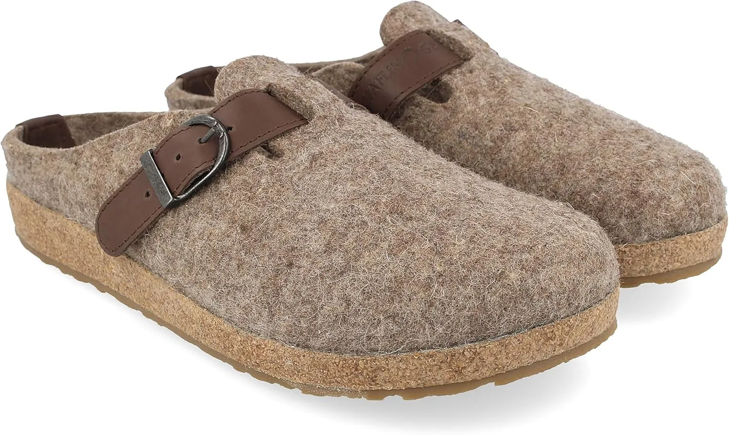 HAFLINGER GZB Felt Clogs Mules with Buckle Shoes Unisex