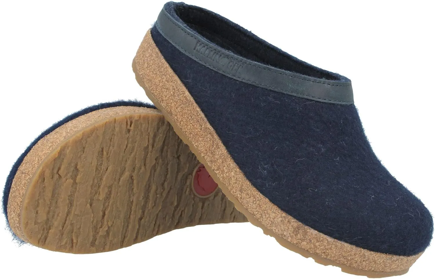 HAFLINGER Unisex-Adult GZL Trimmed Wool Clogs