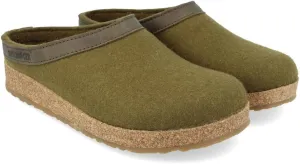 HAFLINGER Women's GZL Boat Shoe Trimmed Wool Clogs