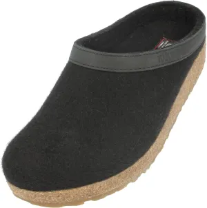 HAFLINGER Women's GZL Trimmed Wool Clogs