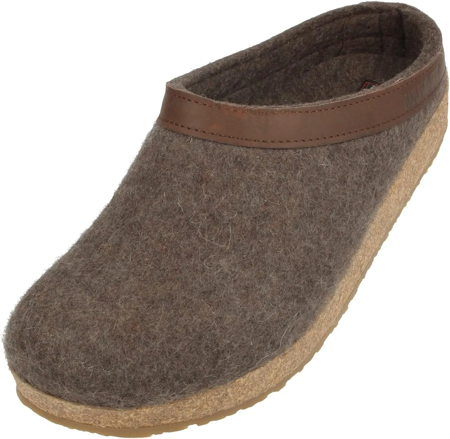HAFLINGER Women's GZL Trimmed Wool Clogs