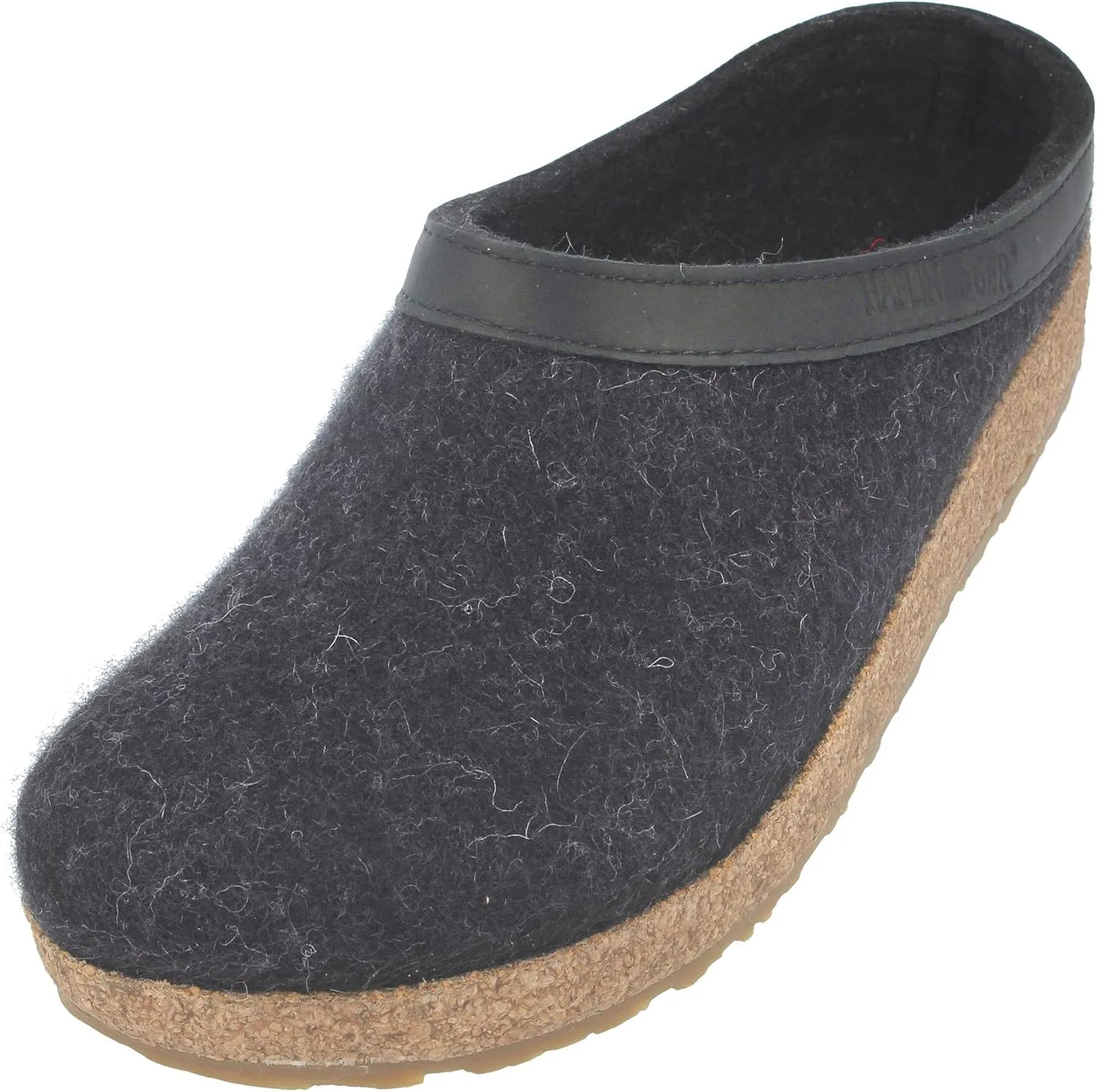 HAFLINGER Women's GZL Trimmed Wool Clogs