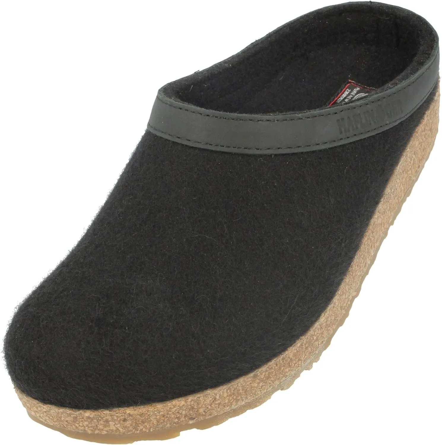 HAFLINGER Women's GZL Trimmed Wool Clogs