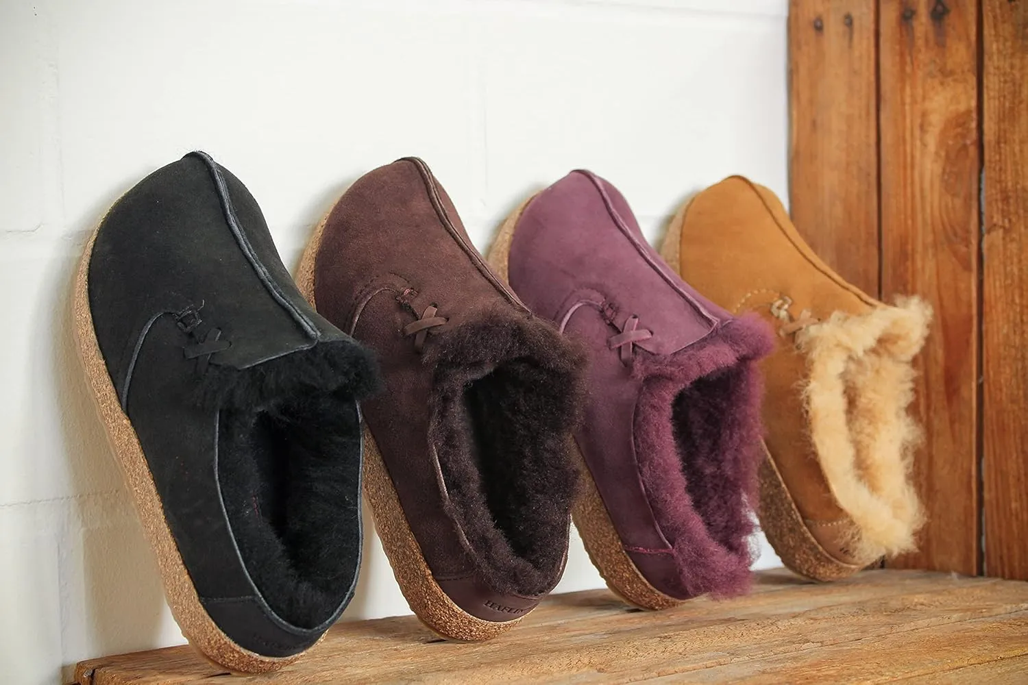 HAFLINGER Women's Saskatchewan Shearling Clogs