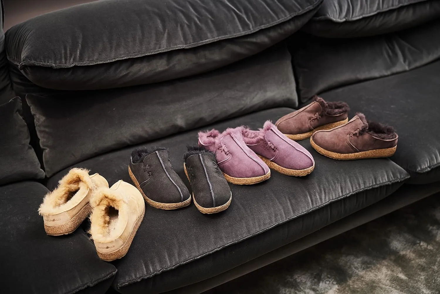 HAFLINGER Women's Saskatchewan Shearling Clogs