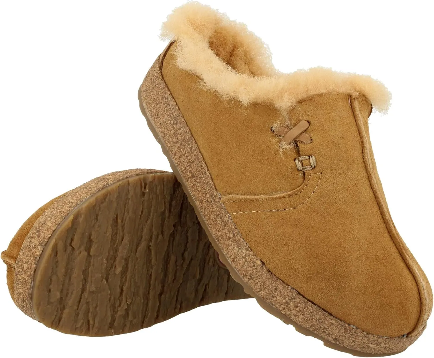 HAFLINGER Women's Saskatchewan Shearling Clogs