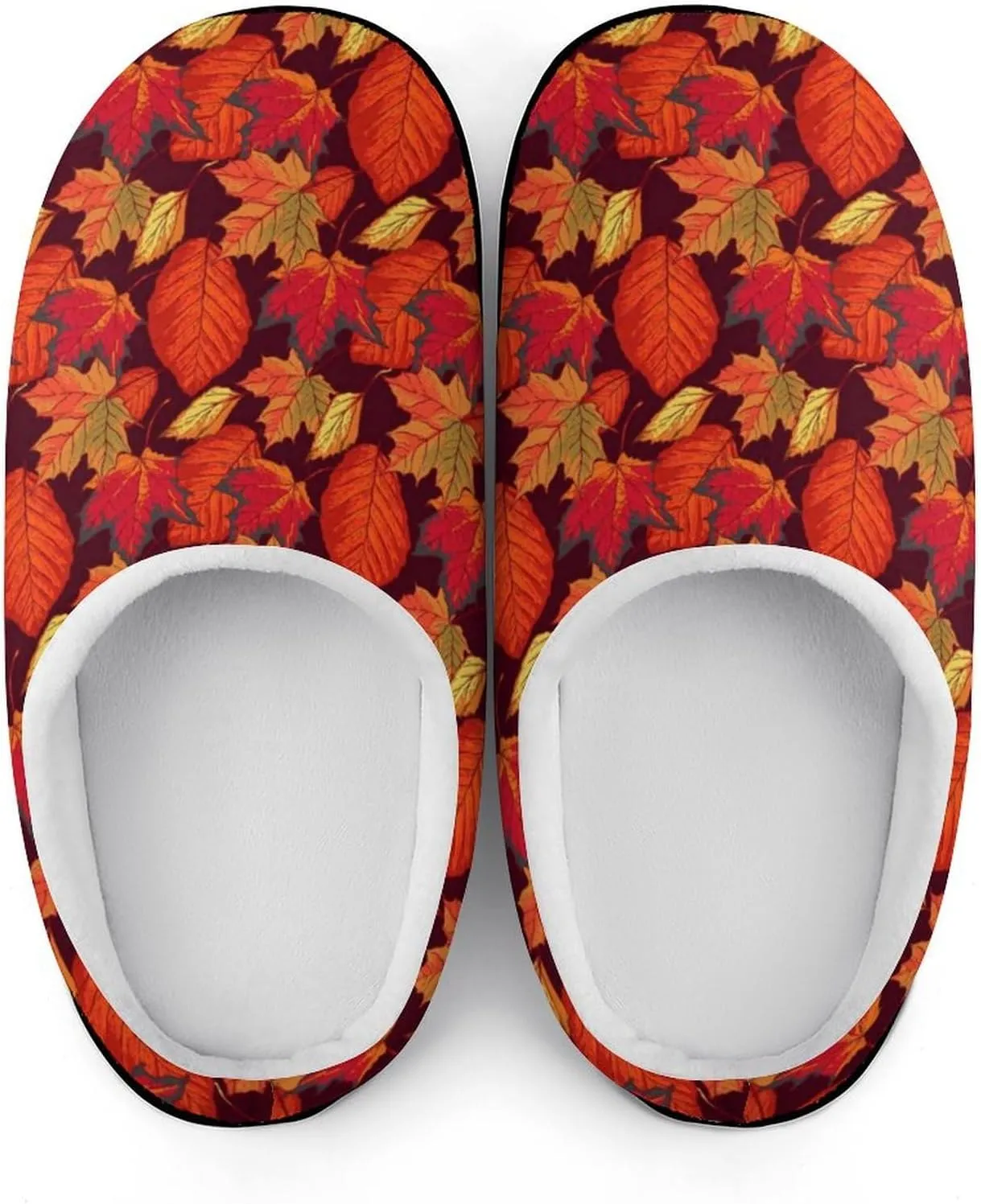 Halloween Green Eyes Black Birds Cats House Slippers For Woman Mens Memory Foam Bedroom Slippers Outdoor Slip-On Shoes