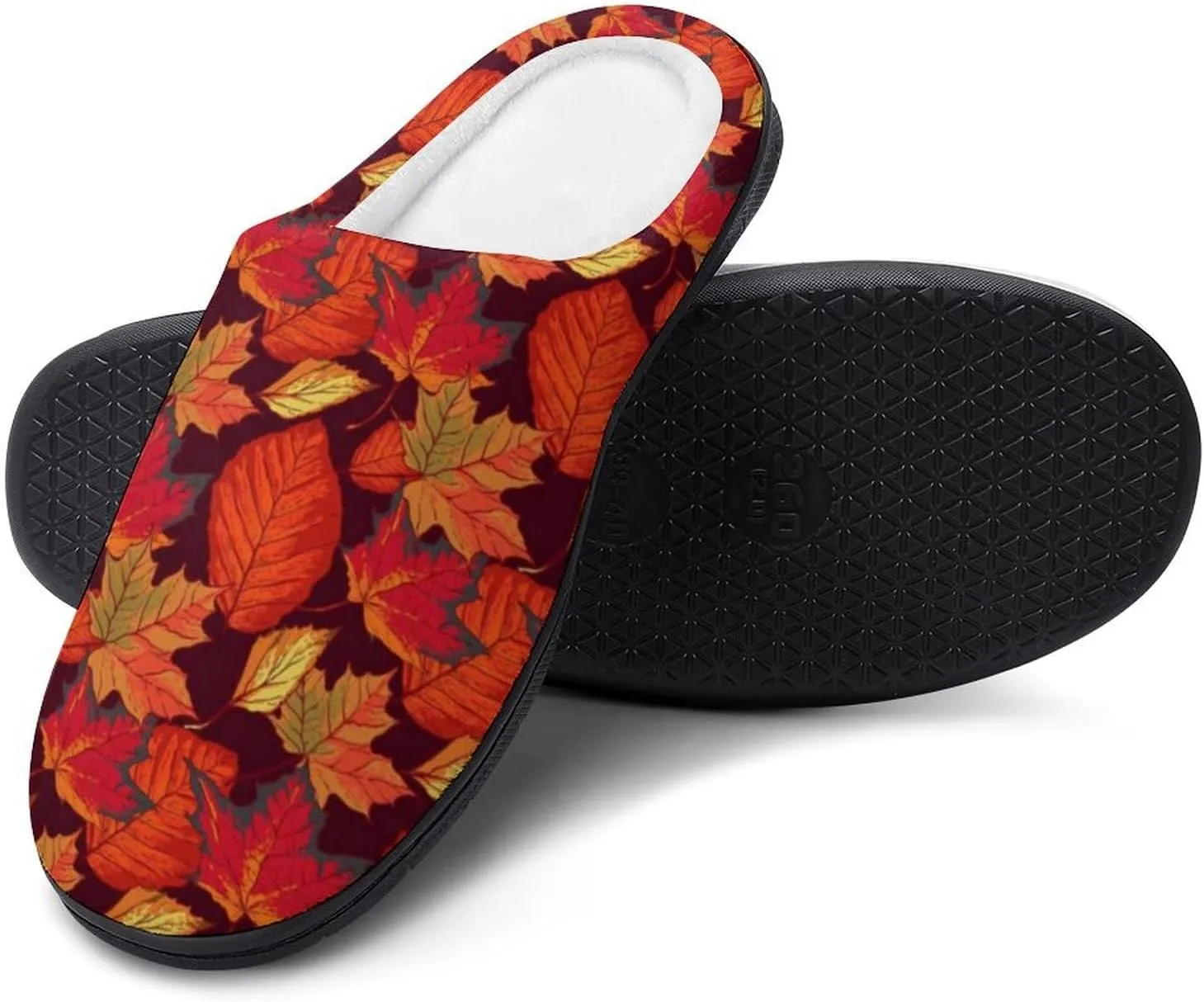 Halloween Green Eyes Black Birds Cats House Slippers For Woman Mens Memory Foam Bedroom Slippers Outdoor Slip-On Shoes