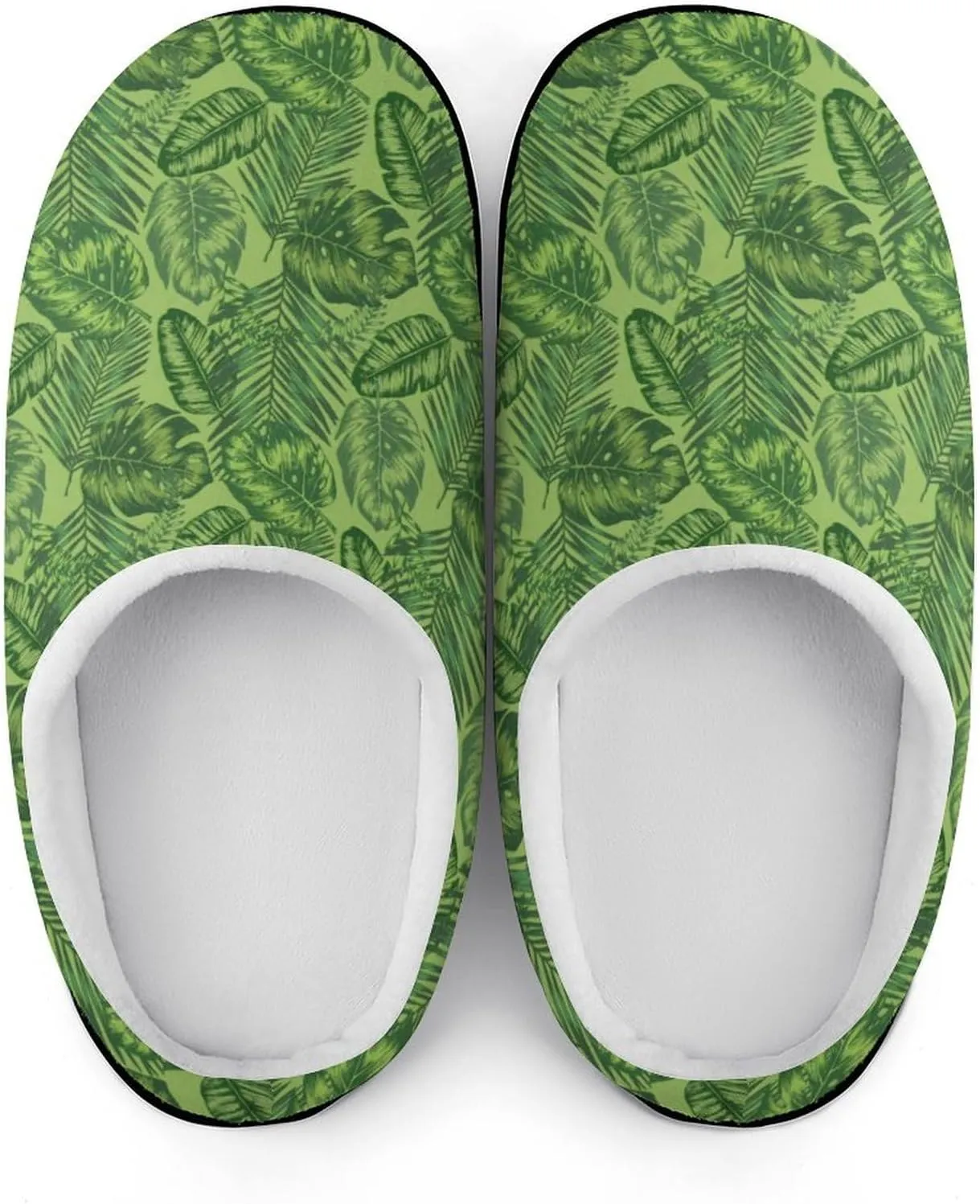 Halloween Slippers For Women Warm Cotton House Slippers Hard Sole Comfy Clog Slippers Slip-On Shoes Indoor Outdoor