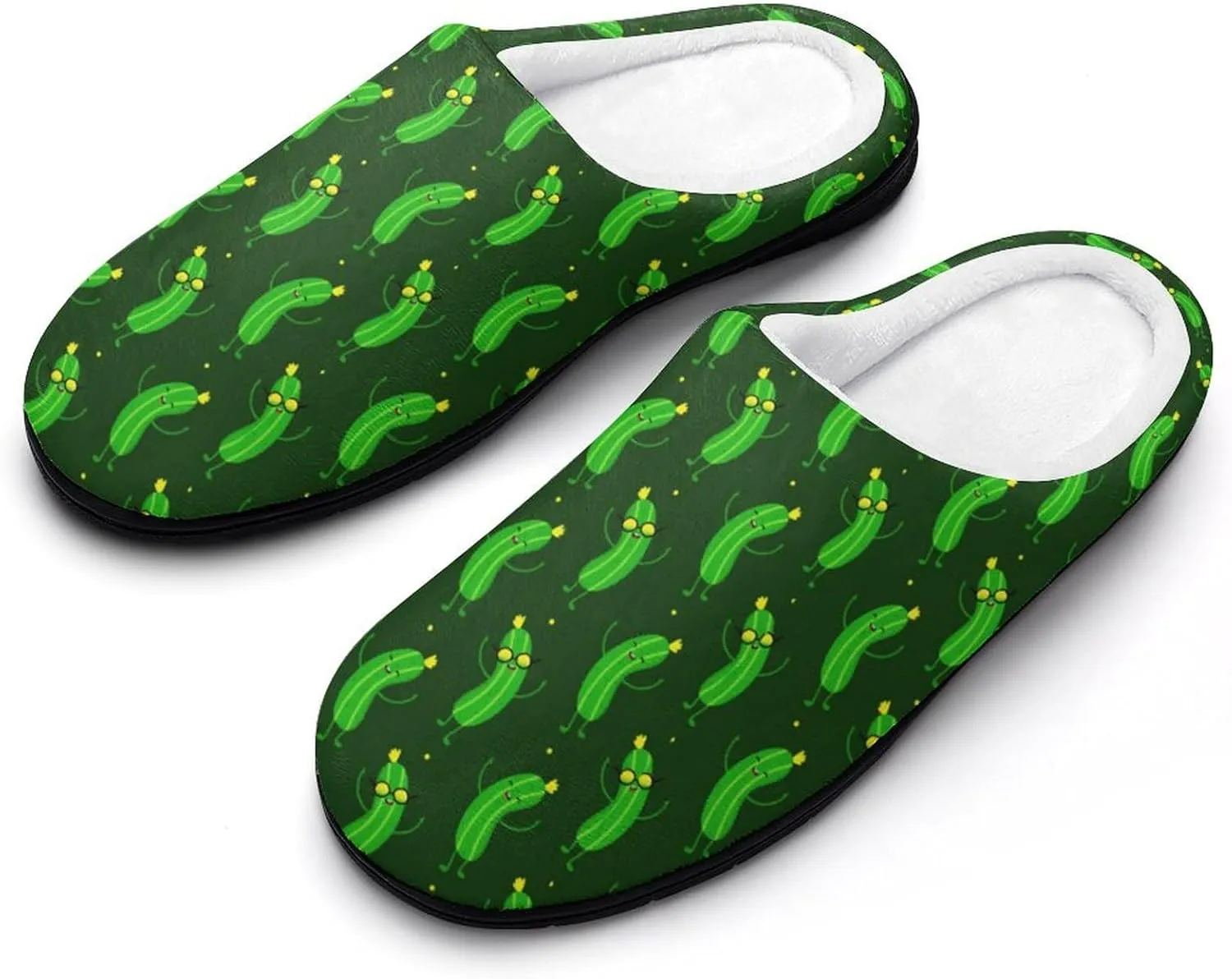 Halloween Slippers For Women Warm Memory Foam Cotton House Slippers Clogs Slippers Slip-On Shoes Indoors Outdoor