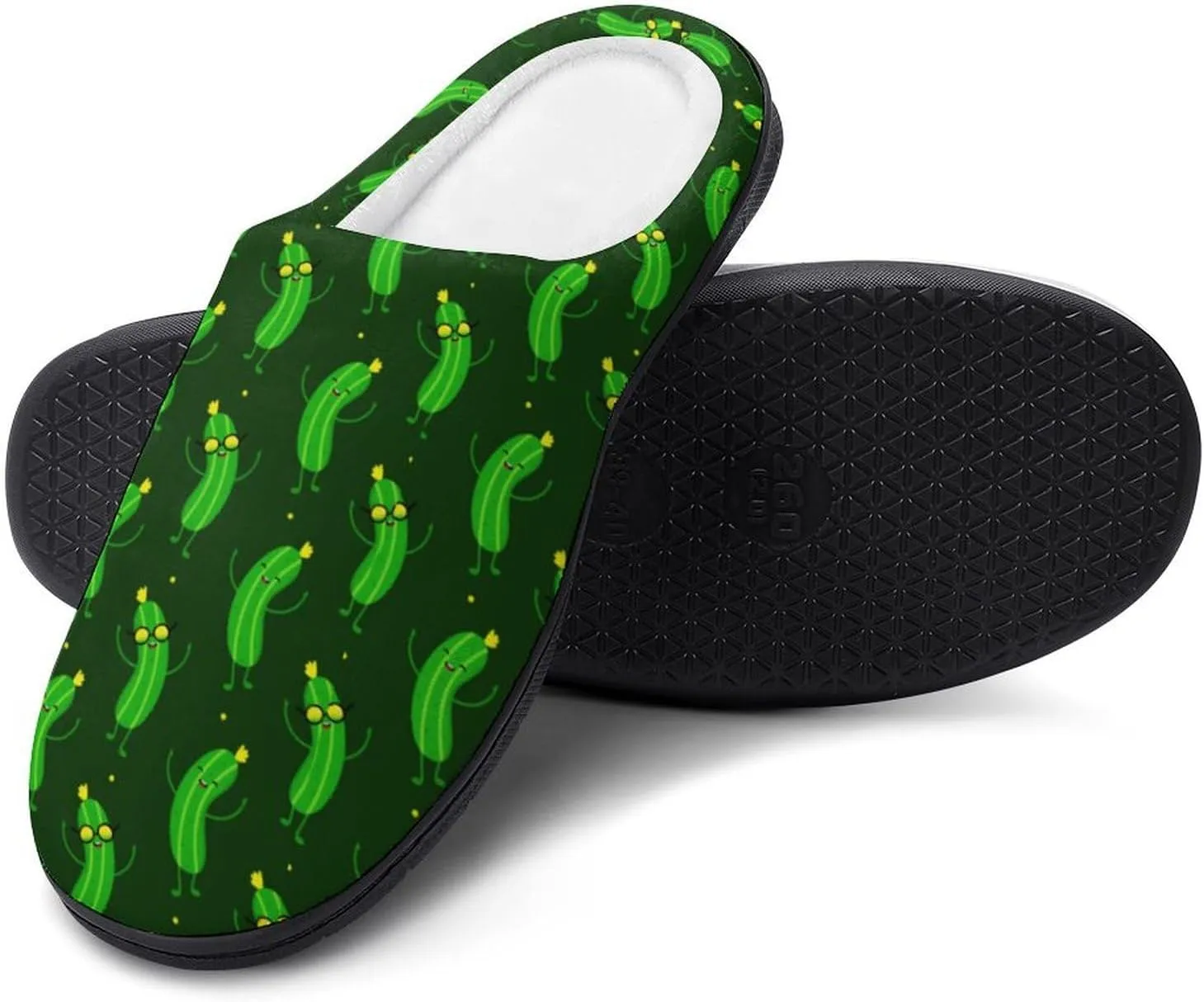Halloween Slippers For Women Warm Memory Foam Cotton House Slippers Clogs Slippers Slip-On Shoes Indoors Outdoor