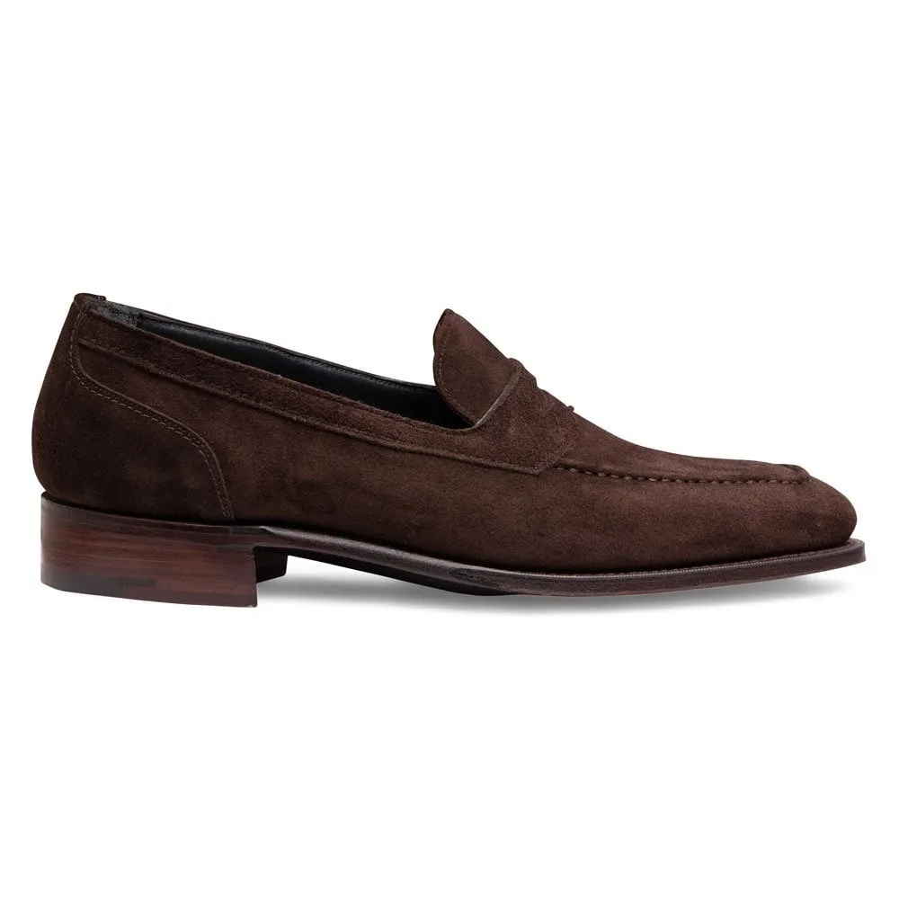 Handmade Brown Suede Dress Shoes for Men