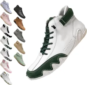 Handmade high Boots Unisex Waterproof Orthopedic Hiking Sneakers, Lightweight Breathable Trail Shoes Non-Slip Outdoor Walking Casual Trainers