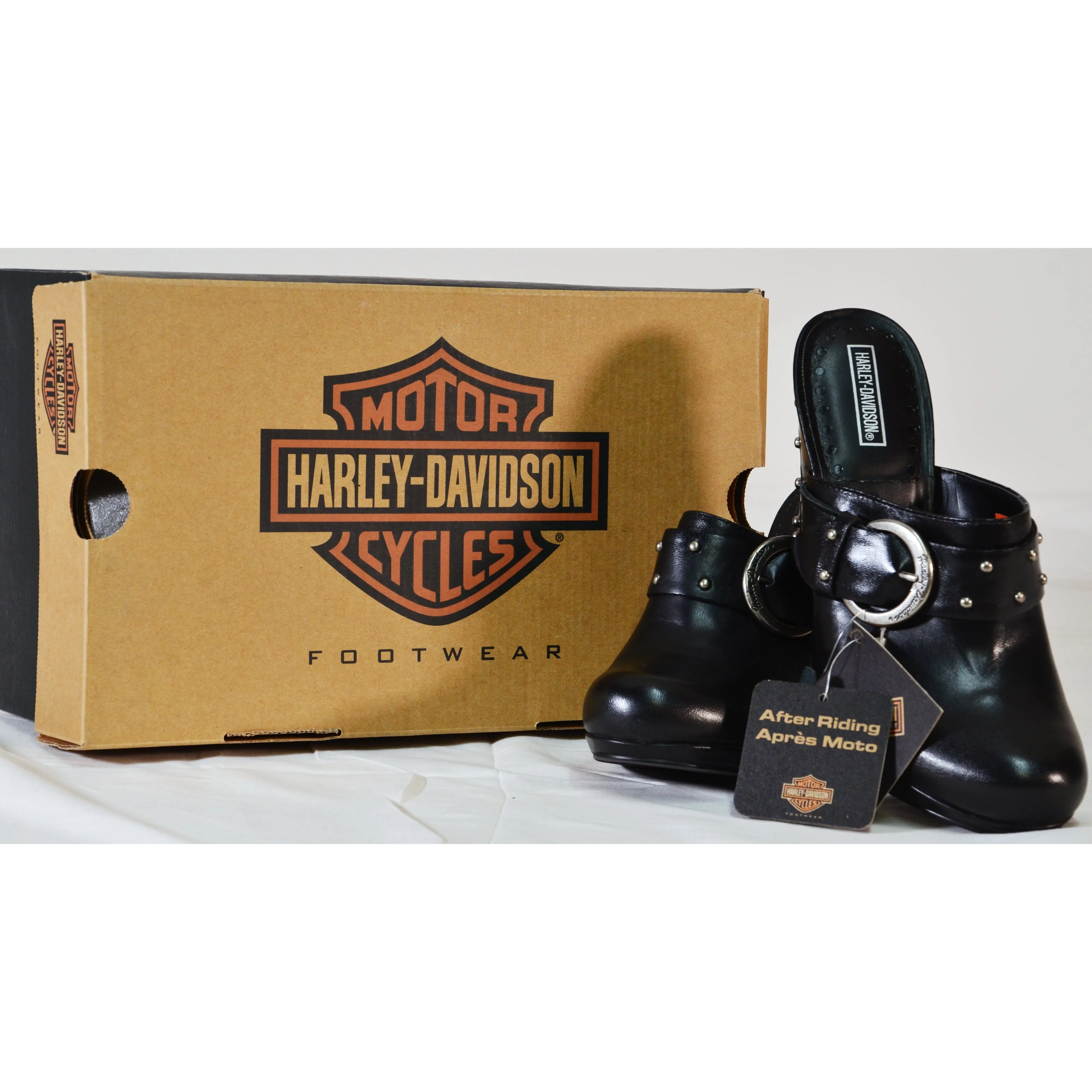 Harley-Davidson Women's Lenni Clog Black 7.5