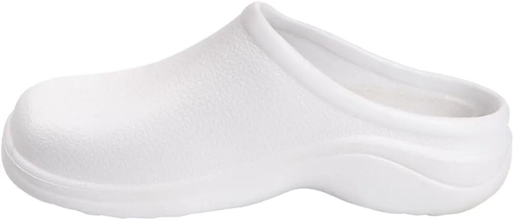 Harssidanzar Women's Clogs, Chef & Nurse Shoes, Slip On Garden Clogs HL209US