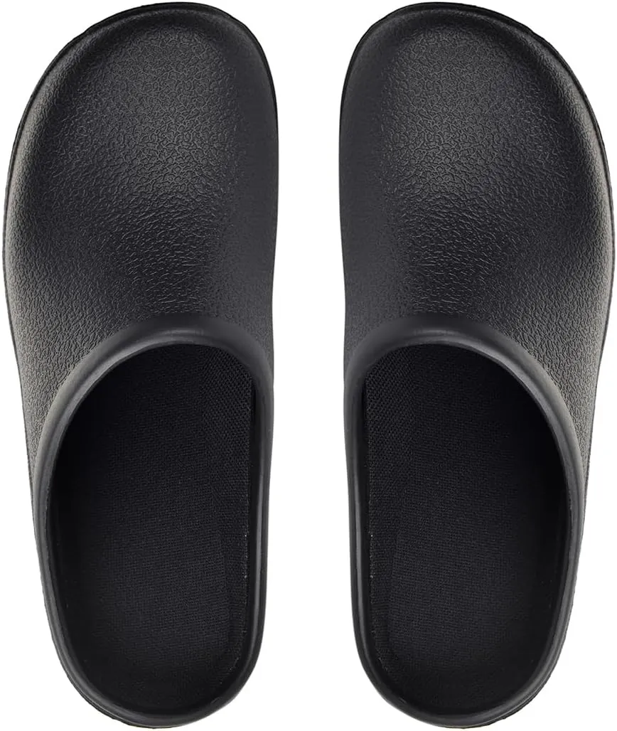 Harssidanzar Women's Clogs, Chef & Nurse Shoes, Slip On Garden Clogs HL209US