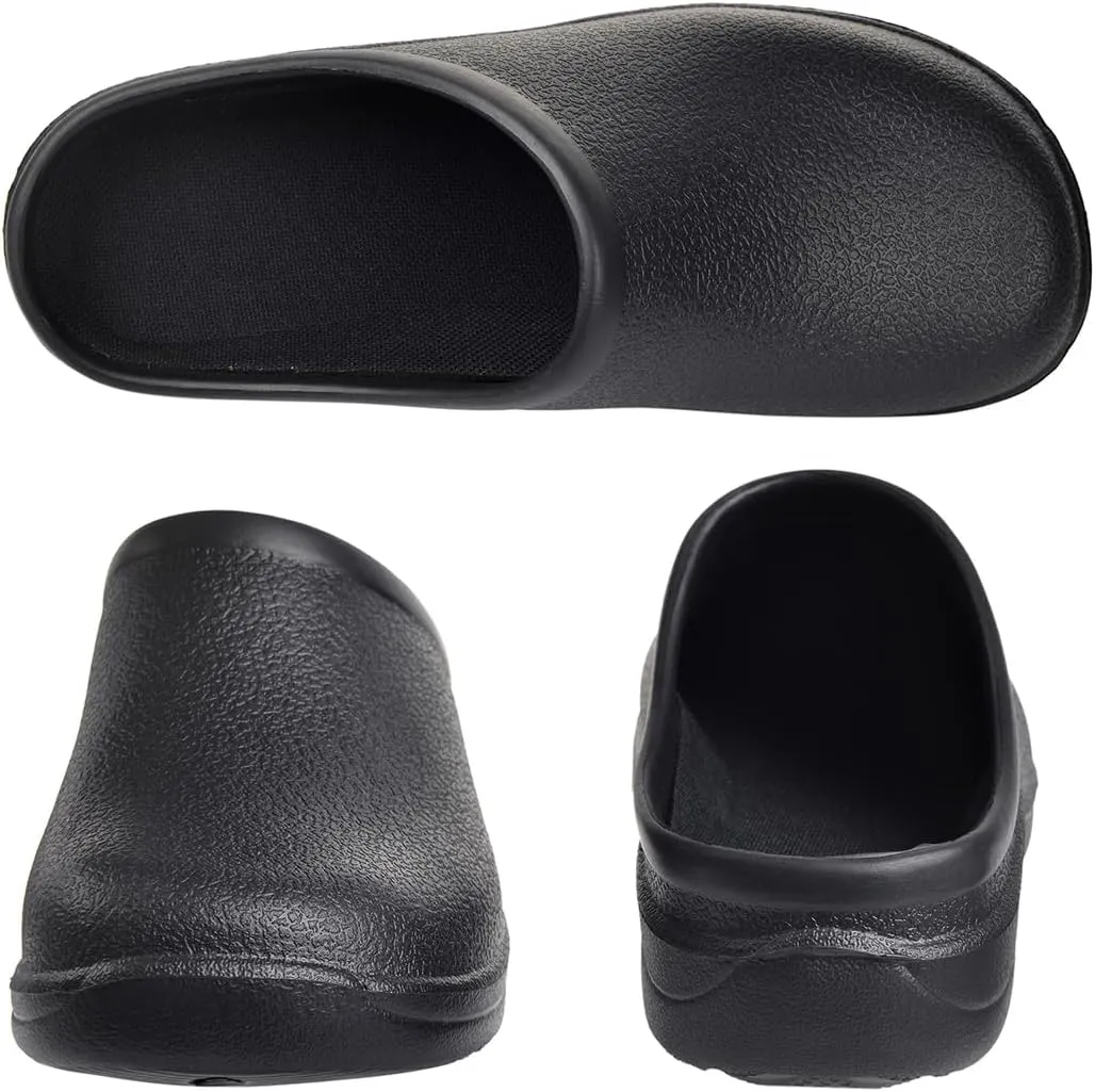 Harssidanzar Women's Clogs, Chef & Nurse Shoes, Slip On Garden Clogs HL209US