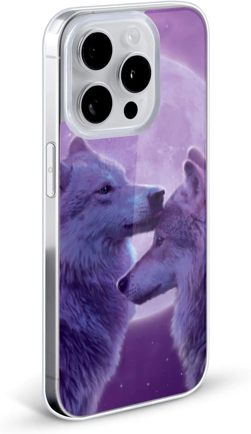 Head Case Designs Officially Licensed Vincent HIE Loving Wolves Canidae Soft Gel Case Compatible with Apple iPhone X/iPhone Xs