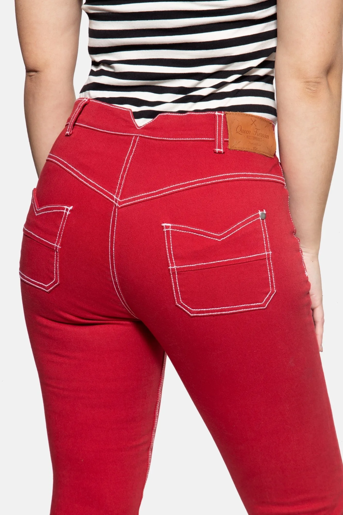 High Waist Slim Fit Capri Jeans «Betty»