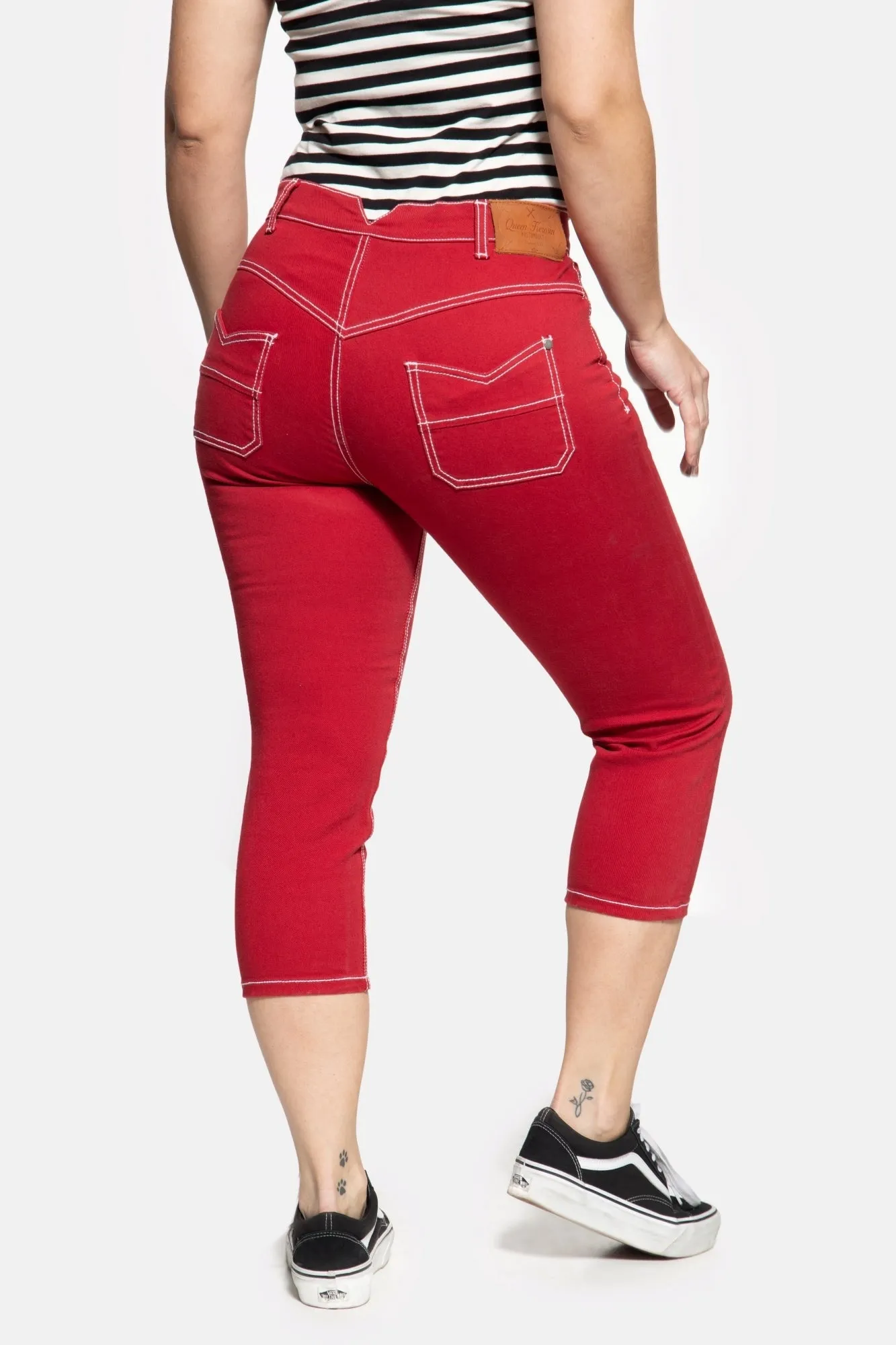 High Waist Slim Fit Capri Jeans «Betty»