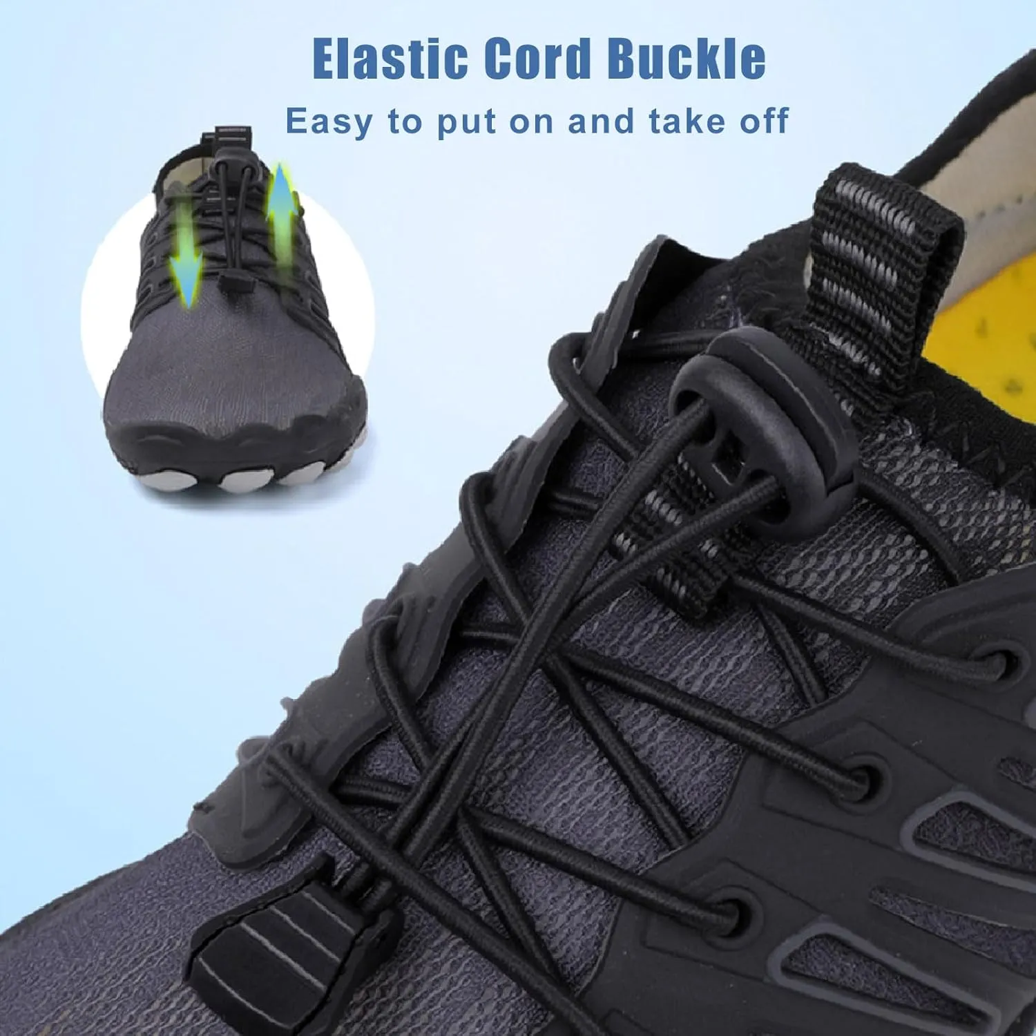 Hike Barefoot Shoes Womens Mens, Pro Water Shoes Barefoot Hike Shoes, Wide Toe Box Non-Slip Breathable
