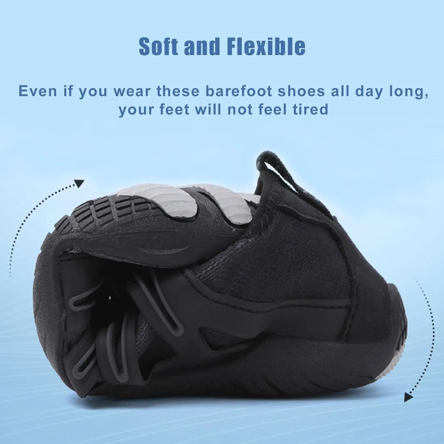 Hike Barefoot Shoes Womens Mens, Pro Water Shoes Barefoot Hike Shoes, Wide Toe Box Non-Slip Breathable