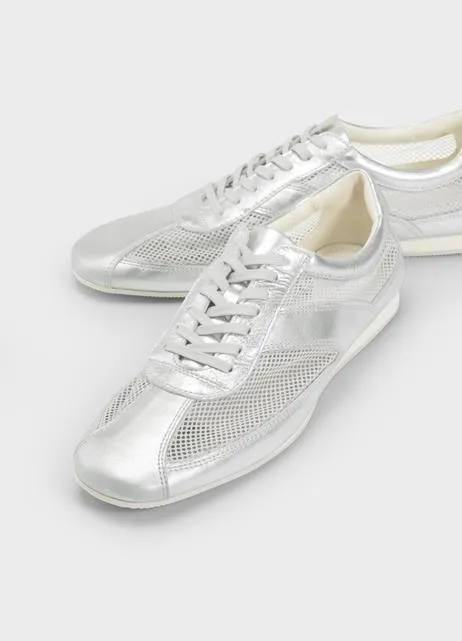 Hillary Sneaker in Silver