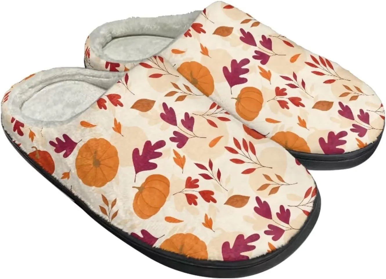 House Slippers for Adults, Foldable Portable Casual Slippers Slip-on Cozy House Shoes for Home Indoor