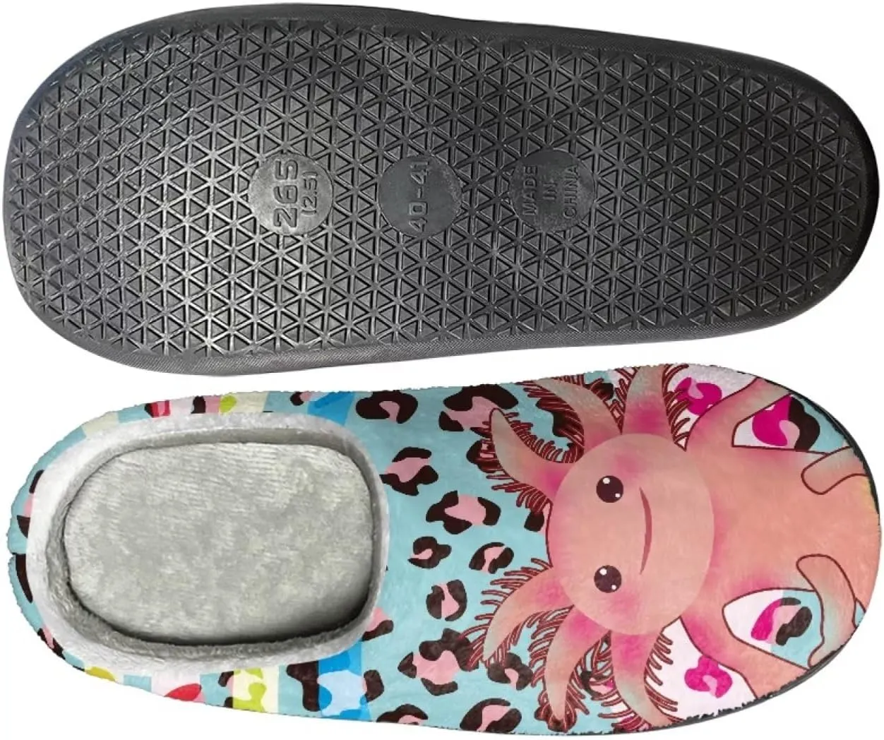 House Slippers for Adults, Foldable Portable Casual Slippers Slip-on Cozy House Shoes for Home Indoor