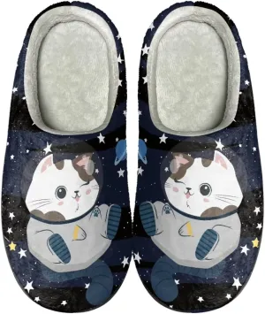 House Slippers for Adults, Foldable Portable Casual Slippers Slip-on Cozy House Shoes for Home Indoor