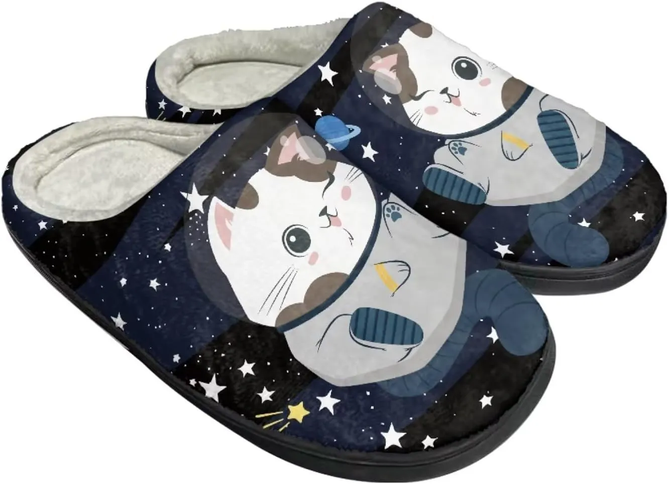 House Slippers for Adults, Foldable Portable Casual Slippers Slip-on Cozy House Shoes for Home Indoor