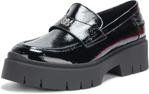 HUGO Women's Kris Chunky Platform Leather Loafer