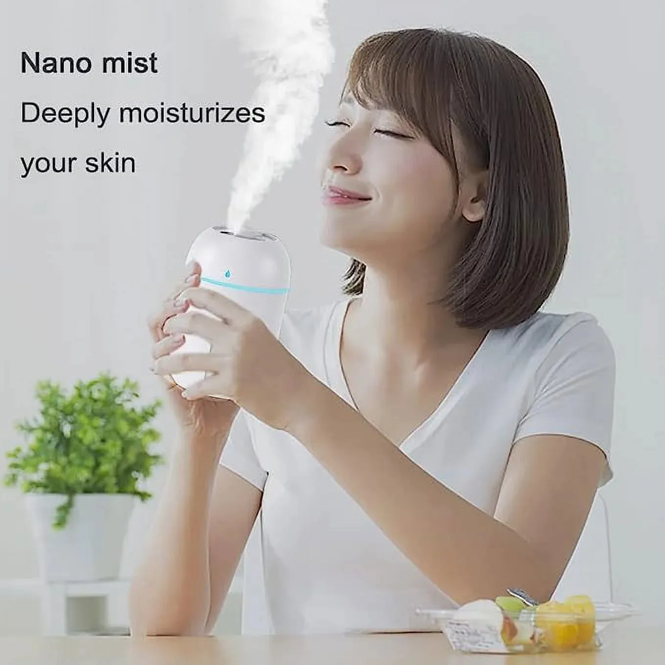 Humidifier Enhanced Car for Night Mini Humidifier Travel 300Ml Plants Color Air with Bedroom Portable Humidifier, 7 Baby, Site-wide sale Mist Diffuser Cool Office, Desk Small Humidifiers for Lights